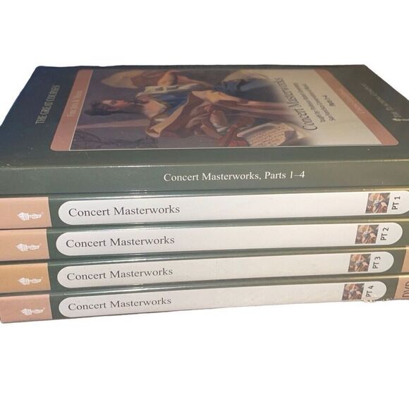 Great Courses Concert Masterworks 1-4 DVD Lectures Guidebook Music Greenberg New - Picture 2 of 4